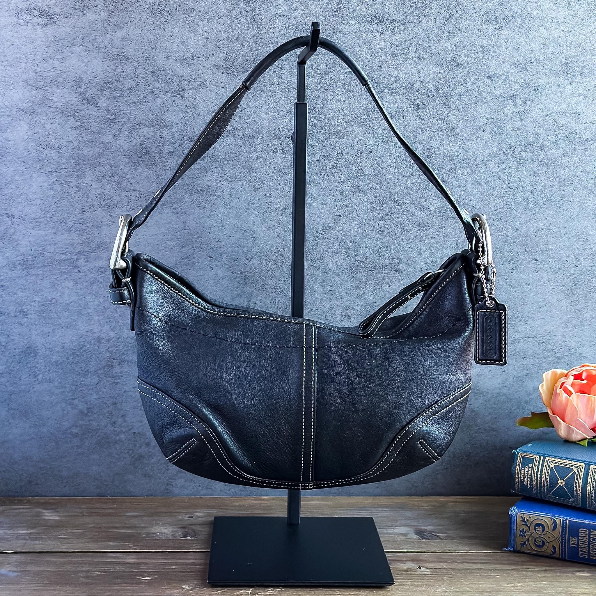 Coach Vintage Black Shoulder Bag - Etsy