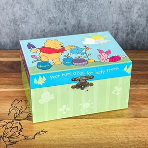 Vintage Disney Winnie the Pooh Trinket Music Box