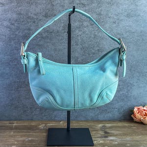 Vintage Blue Coach Bag - Etsy