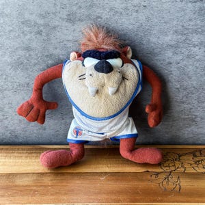 Vintage Space Jam Taz Plush Toy: 1996 McDonald&#39;s Promo
