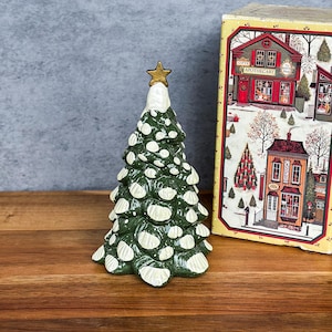 Vintage Avon Keramik Weihnachtsbaum: 1982 Urlaub Sammlerstück