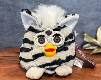 Vintage Furby Buddies Plush: 1999 Tiger Electronics Bean Bag Animal