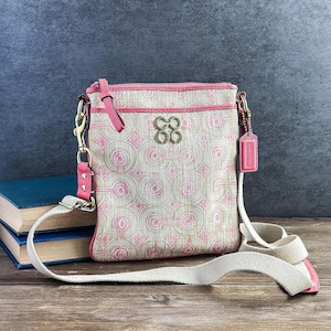 2000s Pink Coach Bag - COACH Pink Shoulder Bag Y2K Archive 00s
