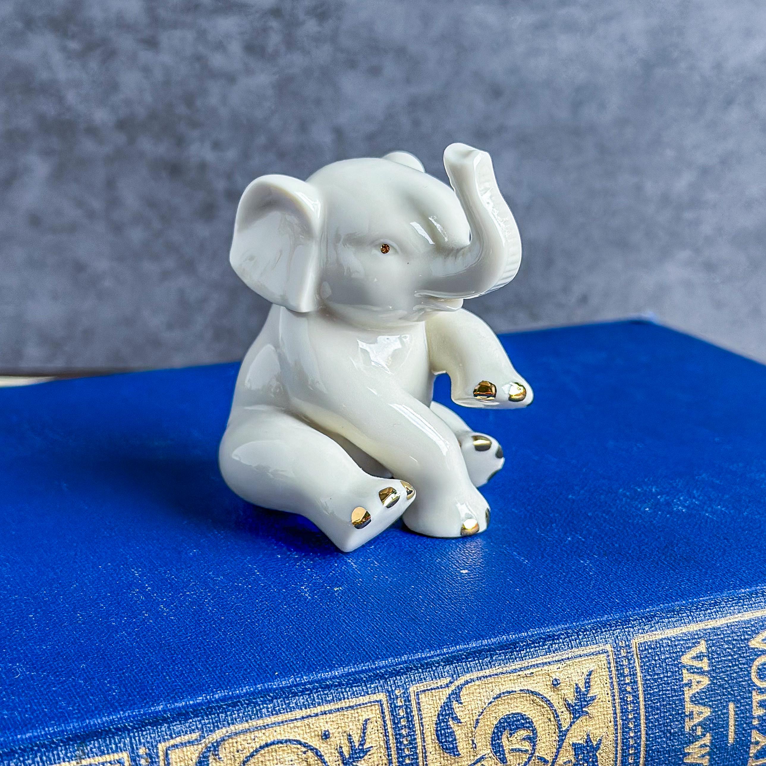 Pick One Vintage Lenox Animal Figurines: Swan, Elephant, Dolphin