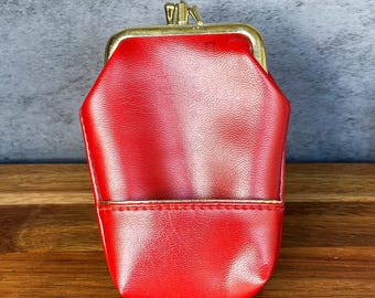 Vintage Bonnie Cashin Kisslock Bag 1960s Black Leather Tote