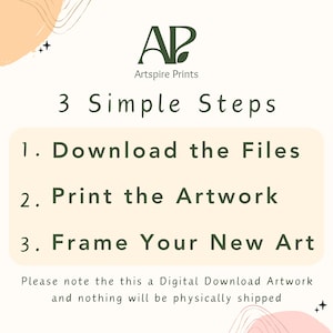 Printable Wildflower Field Landscape Oil Painting, Rustic Meadow Floral Wall Art, Vintage Digital Wall Art Downloadable, Printable Wall Art image 10