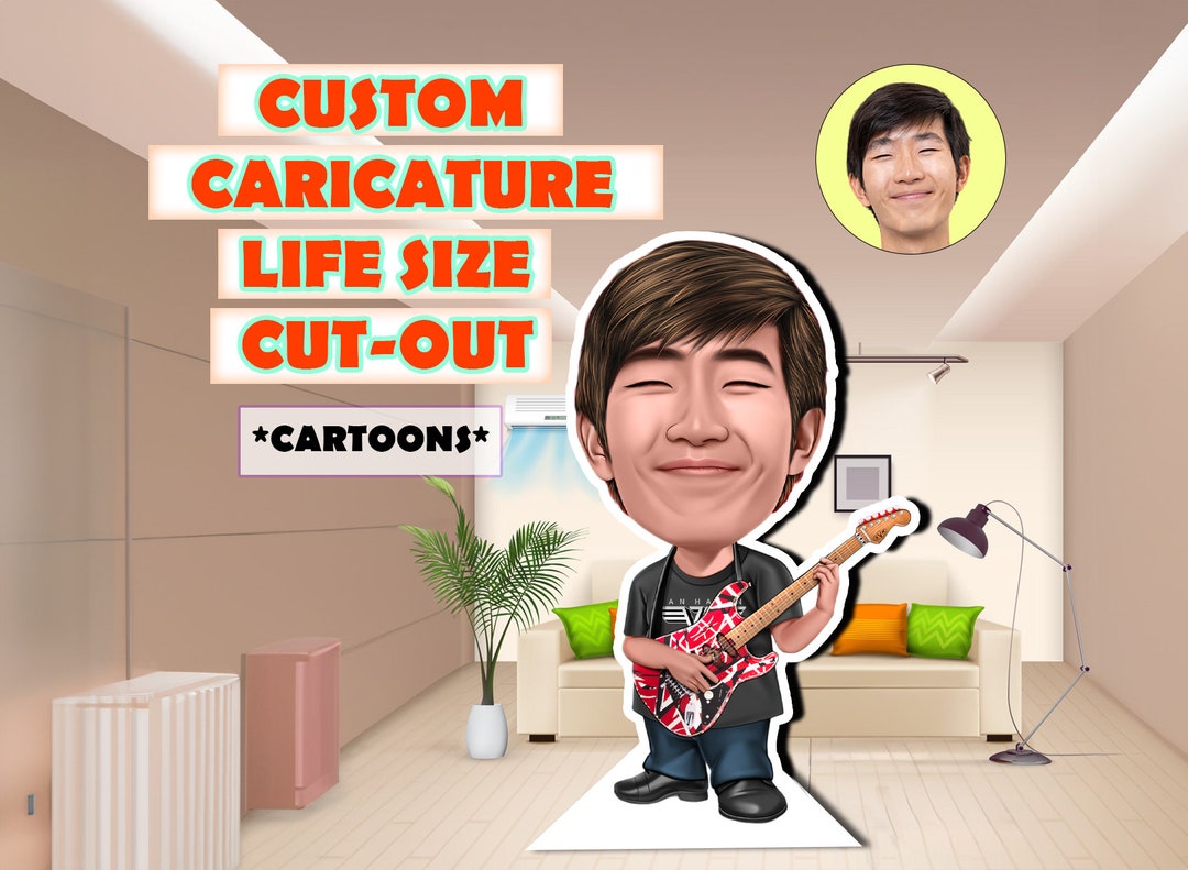 Life Size Cut Out, Custom Cartoon Caricature Standee, Cardboard Cut-out ...