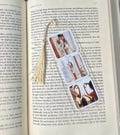 Personalized Custom Photo Bookmark: Acrylic Bookmark Keepsake with Tassel