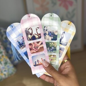 Personalized Photo Bookmark: Custom Acrylic Keepsake With Tassel - Etsy
