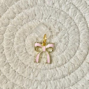 Kindle/Kobo Charms: Pink Phone Charms, USB-C Dust Plug Big Bow