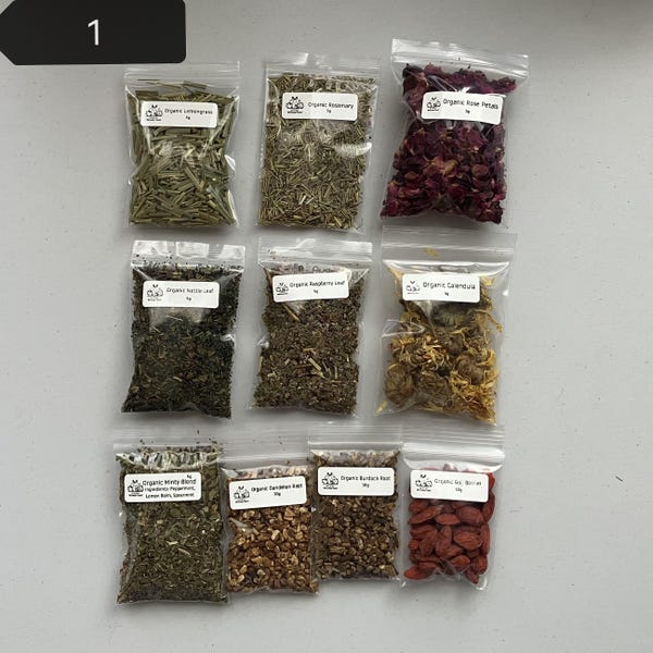 Herb & Flower Trial Box for Rabbit, Guinea pig, Hamsters, and other Small Animals