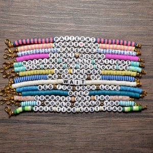 Kelsea Ballerini Patterns/Patterns Deluxe  Inspired Beaded Elastic Friendship Bracelets