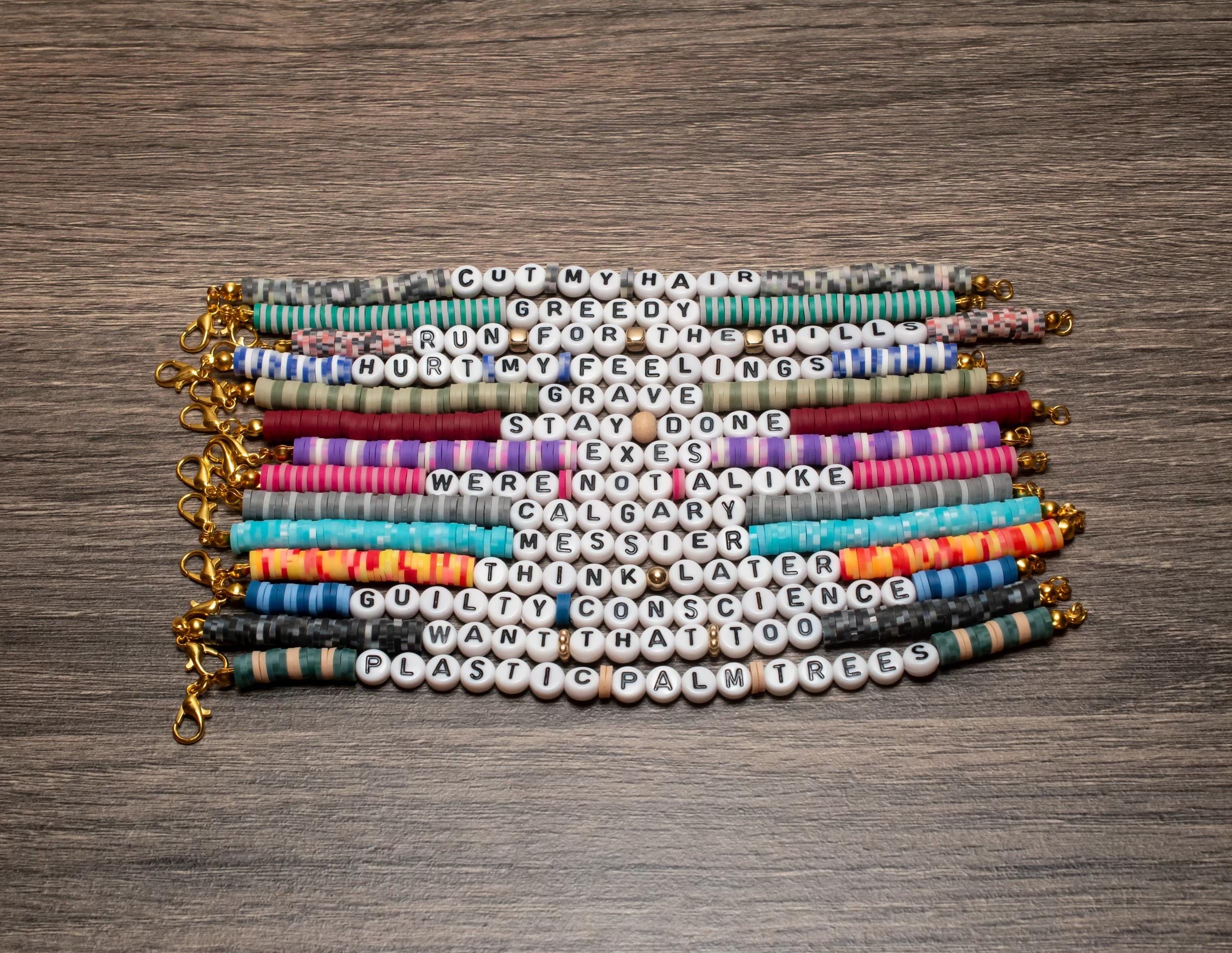 Tate McRae Think Later Inspired Song Title Friendship Bracelets