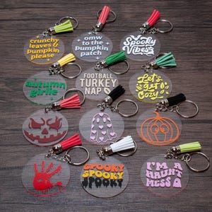 Fall Keychains for Everyone - Etsy