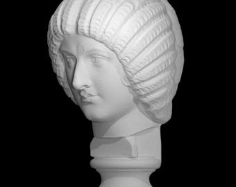 Buste miniature Julia Domna : résine 12 carats, figurine bricolage non peinte