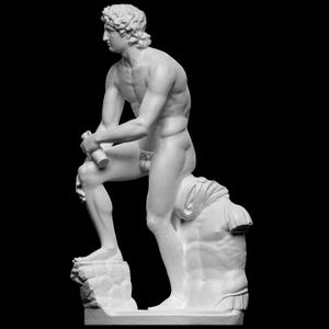 The Rondanini Alexander | Hellenistic Historical Art | 12K Resin Print | Unpainted Sculpture | 10cm / 15cm