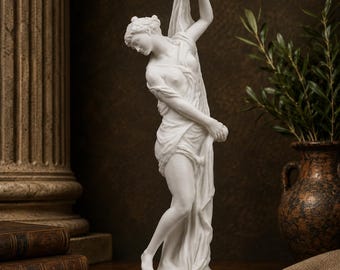 Statue de Vénus Callipyge, sculpture d'Aphrodite, figurine de déesse grecque, art féminin classique, décoration inspirée du Louvre, statue en résine non peinte