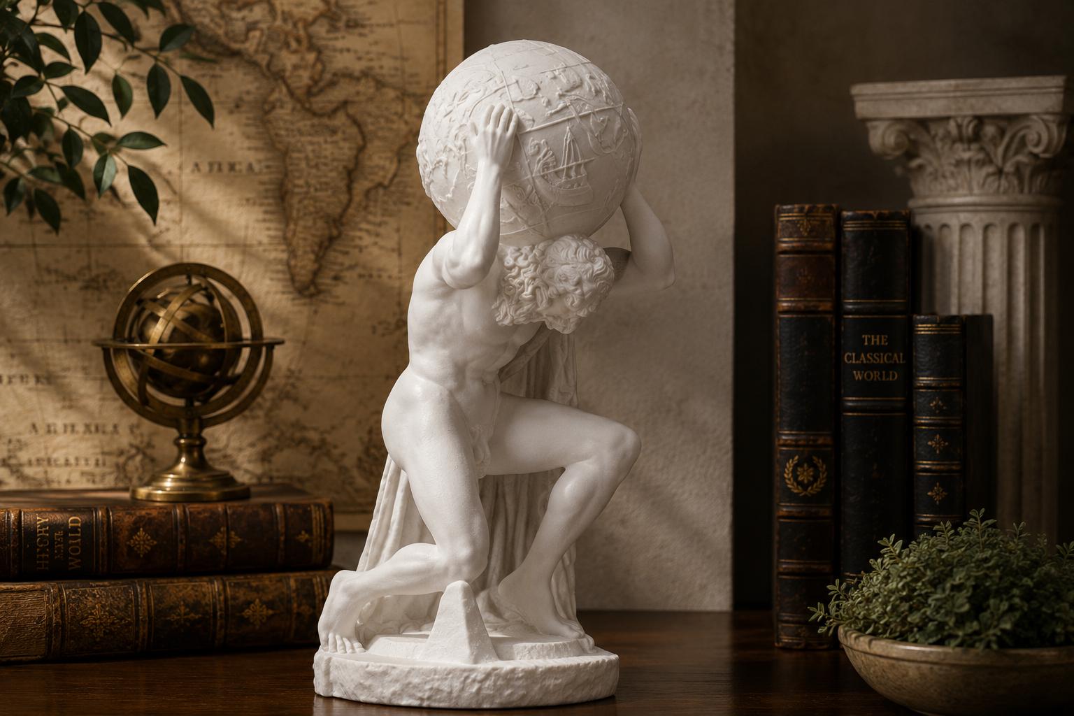 Replica of atlas statue - Etsy 日本