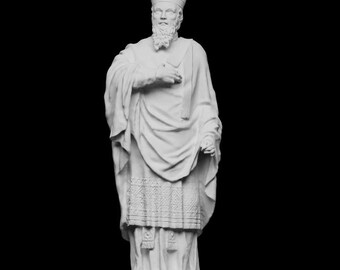 Sculpture de Saint Jacques de Catane | Impression en résine 12K (non peinte)
