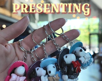 mariachi pup keychain | gift, backpack, purse, keys, peanuts, Mexico, charro, music