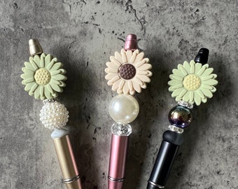 Sunflower Beaded Pen