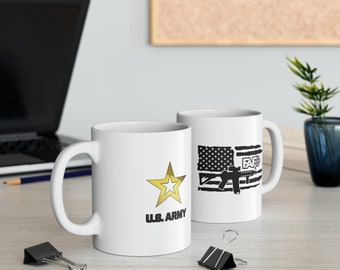 FAFO Army Ceramic Mug, Military mug, Gifts for Him, Gifts for Her, Gift for Veteran, Gift ideas, coffee mug, Military gift