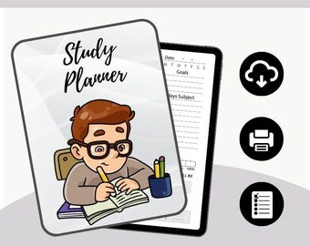 Printable Minimalist Homework Tracker, Academic Student Planner Digital ...