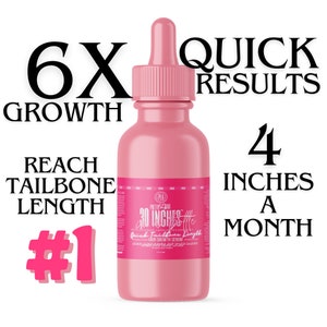 EXTREME LENGTH Hair Growth Oil, Quick Results,Tailbone Hair Rapidly, Enriched with Rosemary &Biotin,STIMULATING,Grow Your Hair 30inches Long