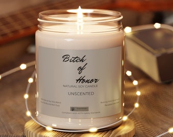 Scented Soy Candle, 9oz, Unscented