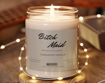 Scented Soy Candle, 9oz, Cinnamon Vanilla