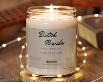 Scented Soy Candle, 9oz, Atlantis Whisper