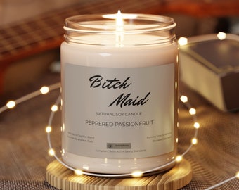 Scented Soy Candle, 9oz, Peppered Passionfruit