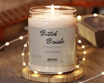 Scented Soy Candle, 9oz, Unscented