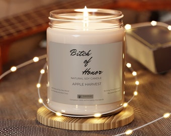 Scented Soy Candle, 9oz, Apple Harvest