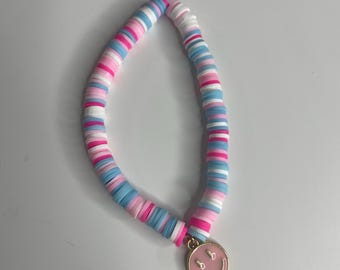 pink smiley face bracelet