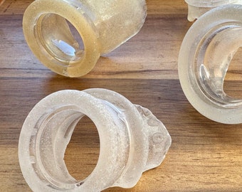 Seaworn Milk Jug Tops Real Sea Glass Unique Beach Finds