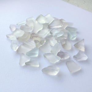 Small Pastel Sea Glass Pieces – Tumbled Beach Glass for Jewelry Making, Resin Crafts, Mosaics – Recycled Coastal Supplies for Crafters