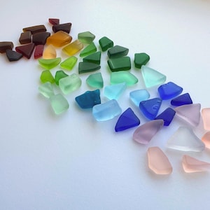 Colorful Sea Glass Mix – Bulk Tumbled Beach Glass • Craft Supply • Jewelry Making • DIY Art for Artists & Crafters