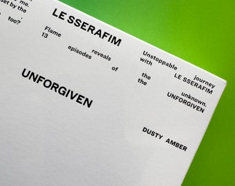 LE SSERAFIM 1st Studio Album 'UNFORGIVEN': Dusty Amber