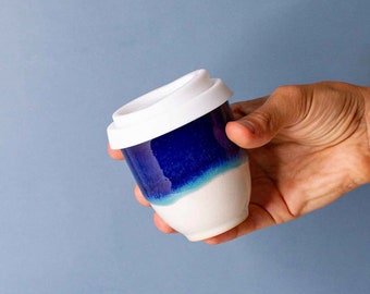 Ocean Bliss Ceramic Travel Cup