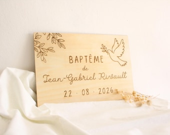 Personalized Baptism Sign