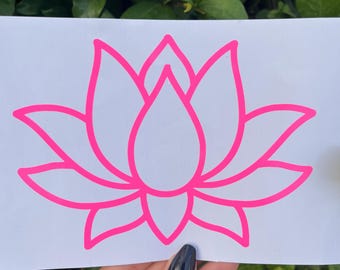 Lotus Flower Decal