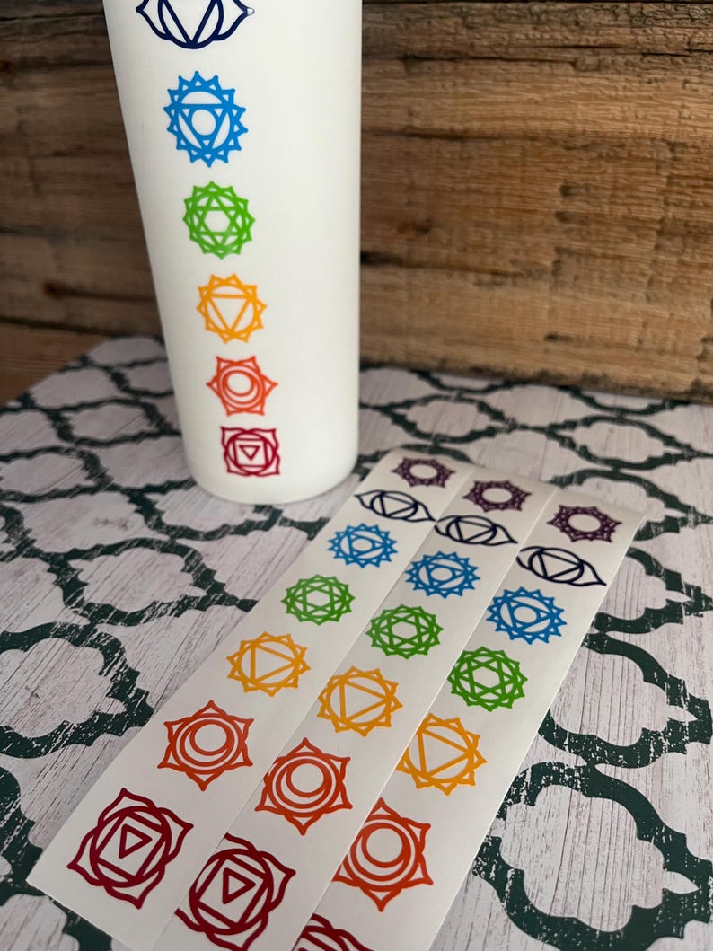 Chakra Sticker Strip - Etsy
