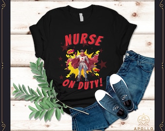 Male Nurse on Duty, Nurse Shirt, Funny Nurse Tshirt, Gift For Nurse, Healthcare Workers Shirts, Registered Nurse