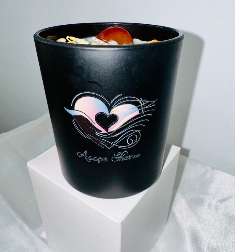 Luxury Pomegranate Grapefruit Crystal'd Candles by Agape Sheree' - Etsy