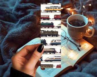 Trains Everywhere Bookmark | Toddlers | Bookish Gift | First Bookmark