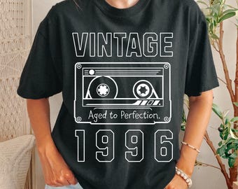 30th Birthday Comfort Colors Shirt - 1996 Vintage Birthday Tee
