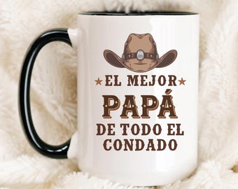 SPANISH Papá Mug, Funny Latino Dad Gift, Regalo del Dia del padre