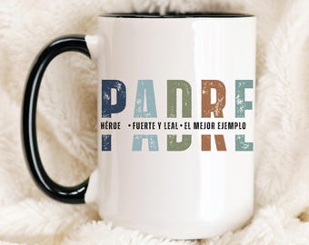 SPANISH Dad Coffee Cup, Dia del Padre, Father's Day Gift for Latino Dad