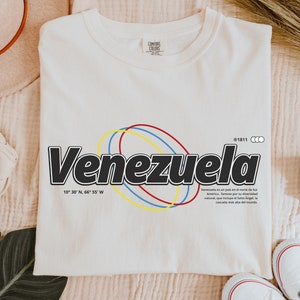 Venezuela Pride T-Shirt: Comfort Colors, Vintage Style